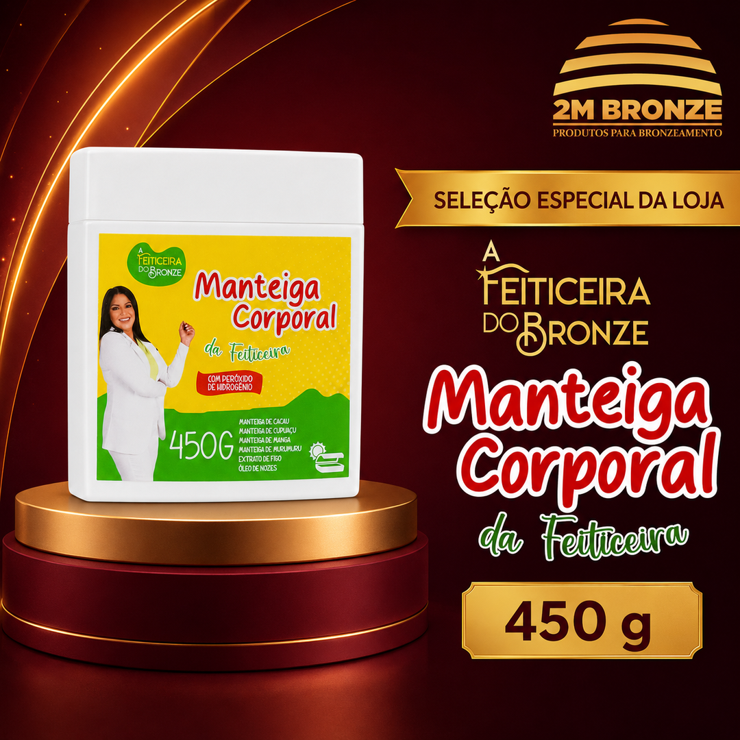 Feiticeira do Bronze Manteiga Corporal 450g
