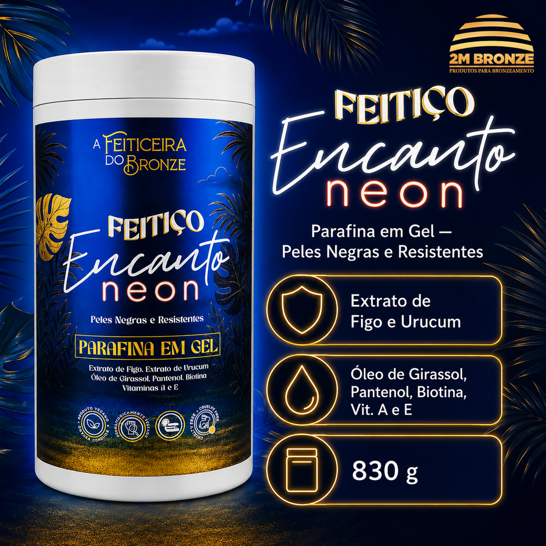 Feiticeira do Bronze Parafina em Gel Encanto Neon