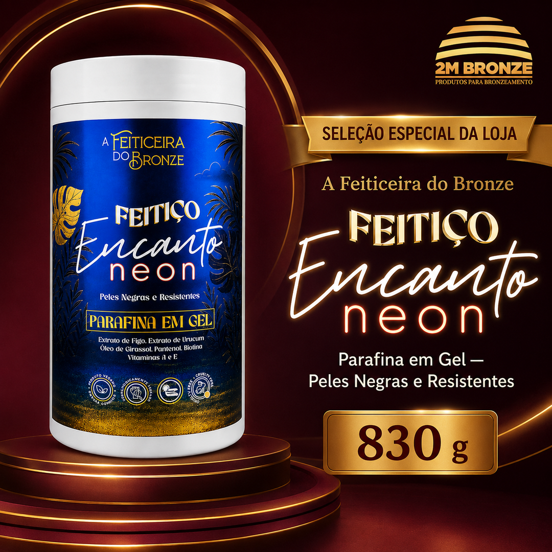 Feiticeira do Bronze Parafina em Gel Encanto Neon