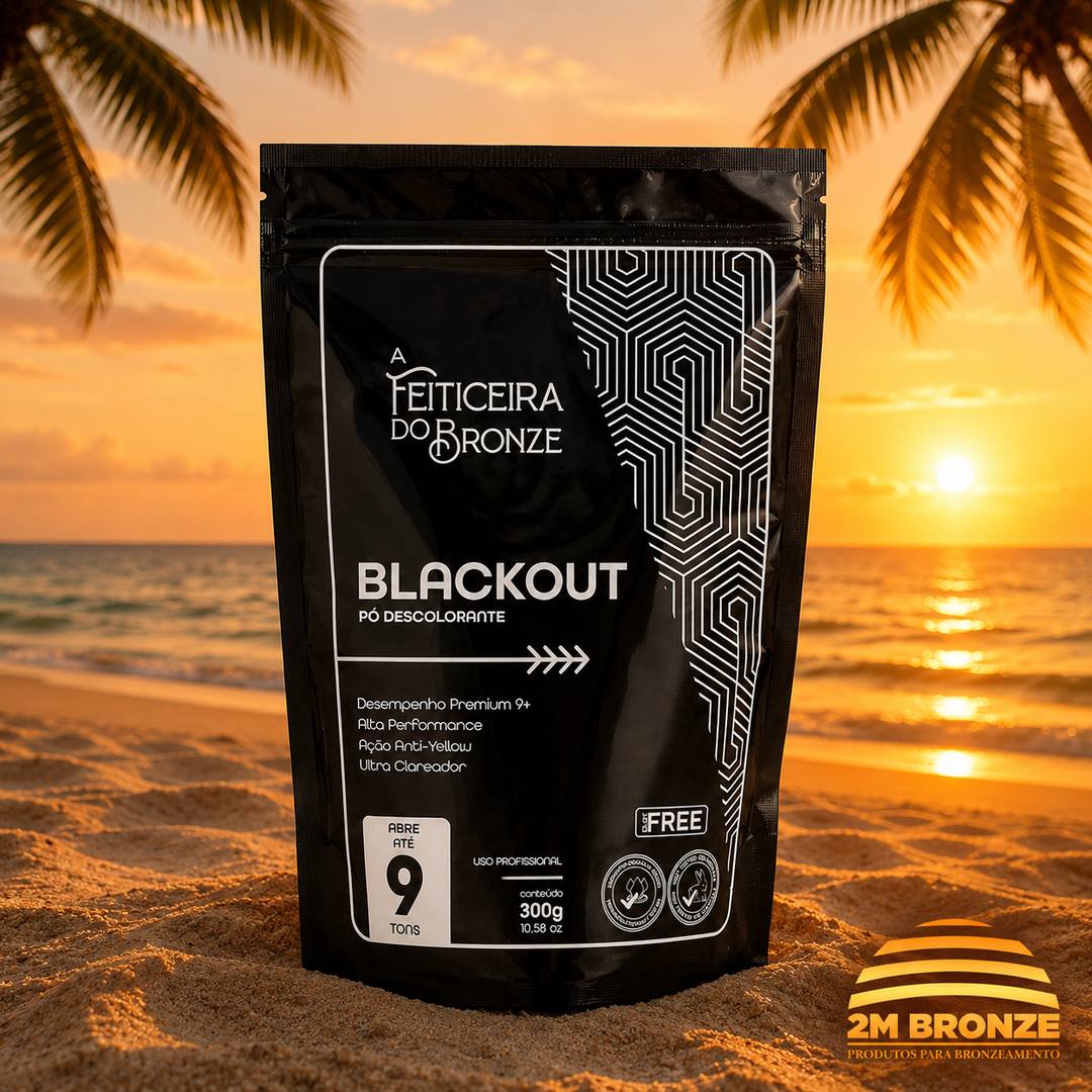 Feiticeira do Bronze Po Descolorante Blackout 300g