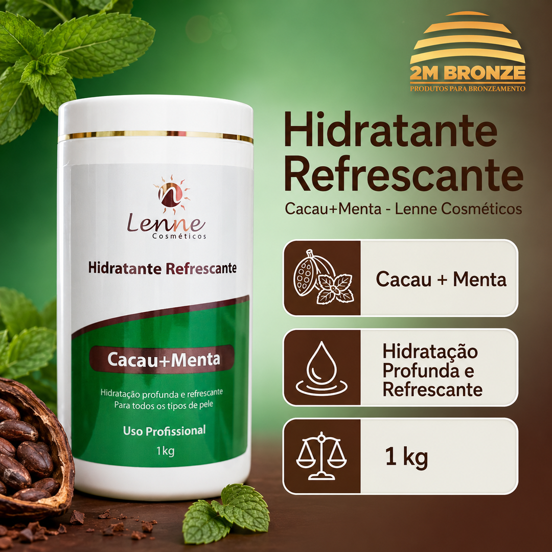 Lenne Hidratante Cacau e Menta 1L