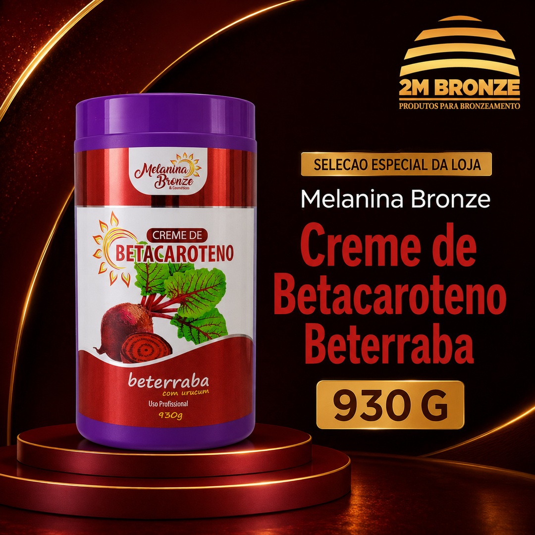 Melanina Bronze Creme Betacaroteno 930g
