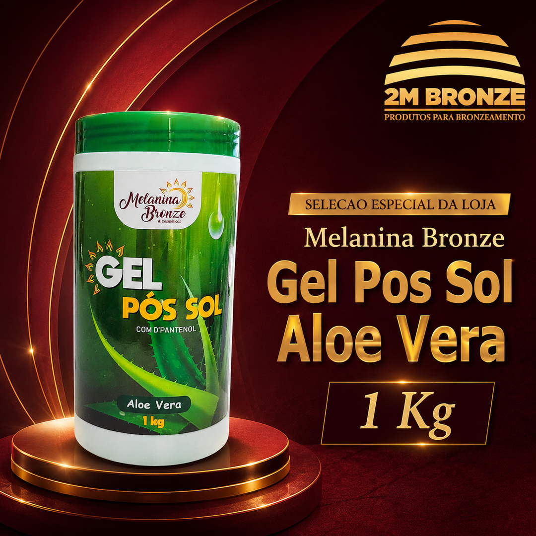 Melanina Bronze Gel Pós Sol 1kg