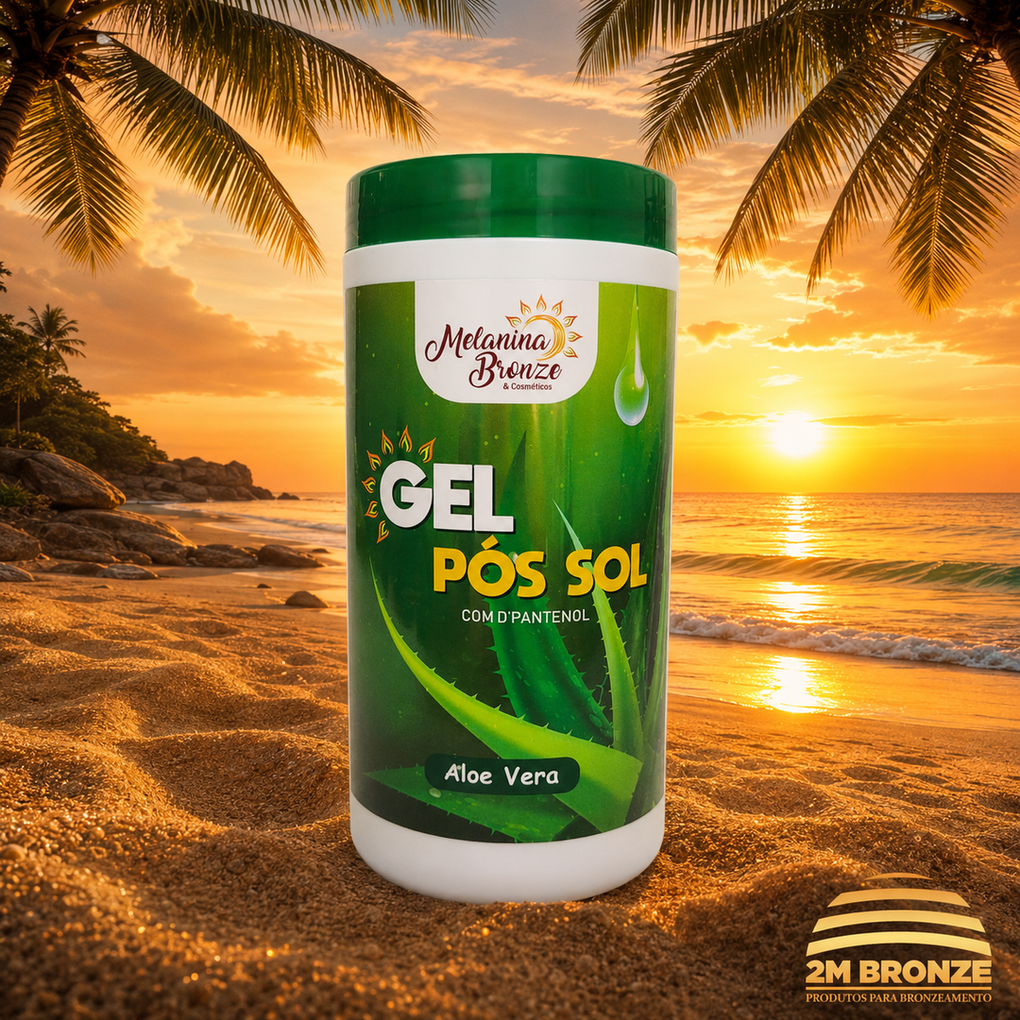 Melanina Bronze Gel Pós Sol 1kg