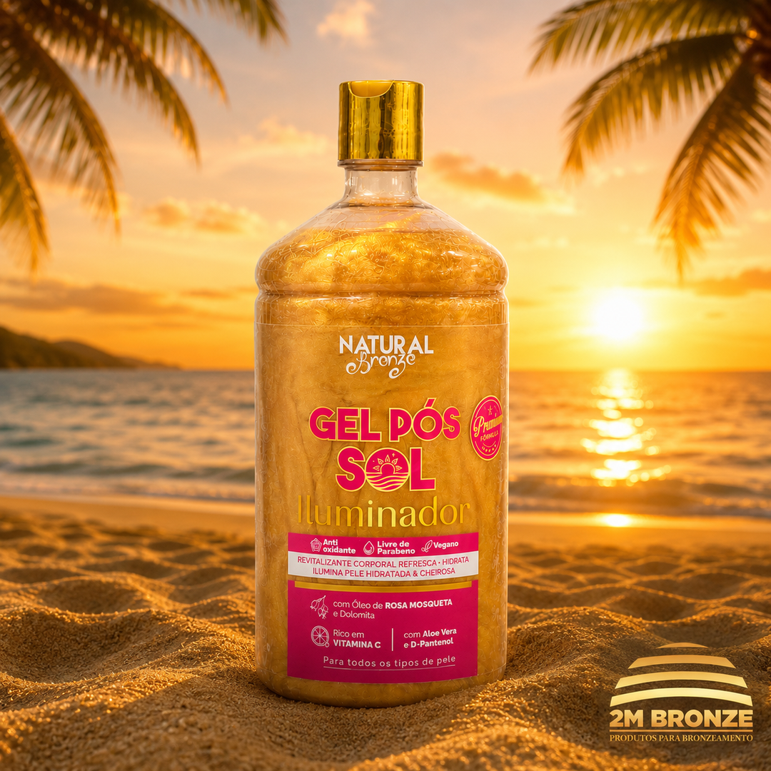Natural Bronze Gel Pós Sol Iluminador 1kg