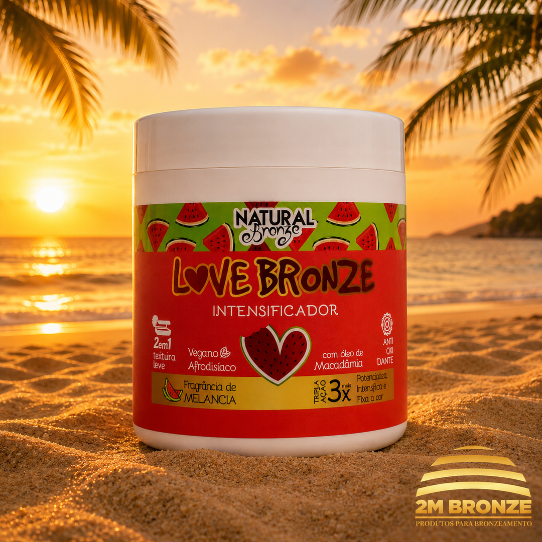 Natural Bronze Intensificador Creme Melancia Love Bronze 480g
