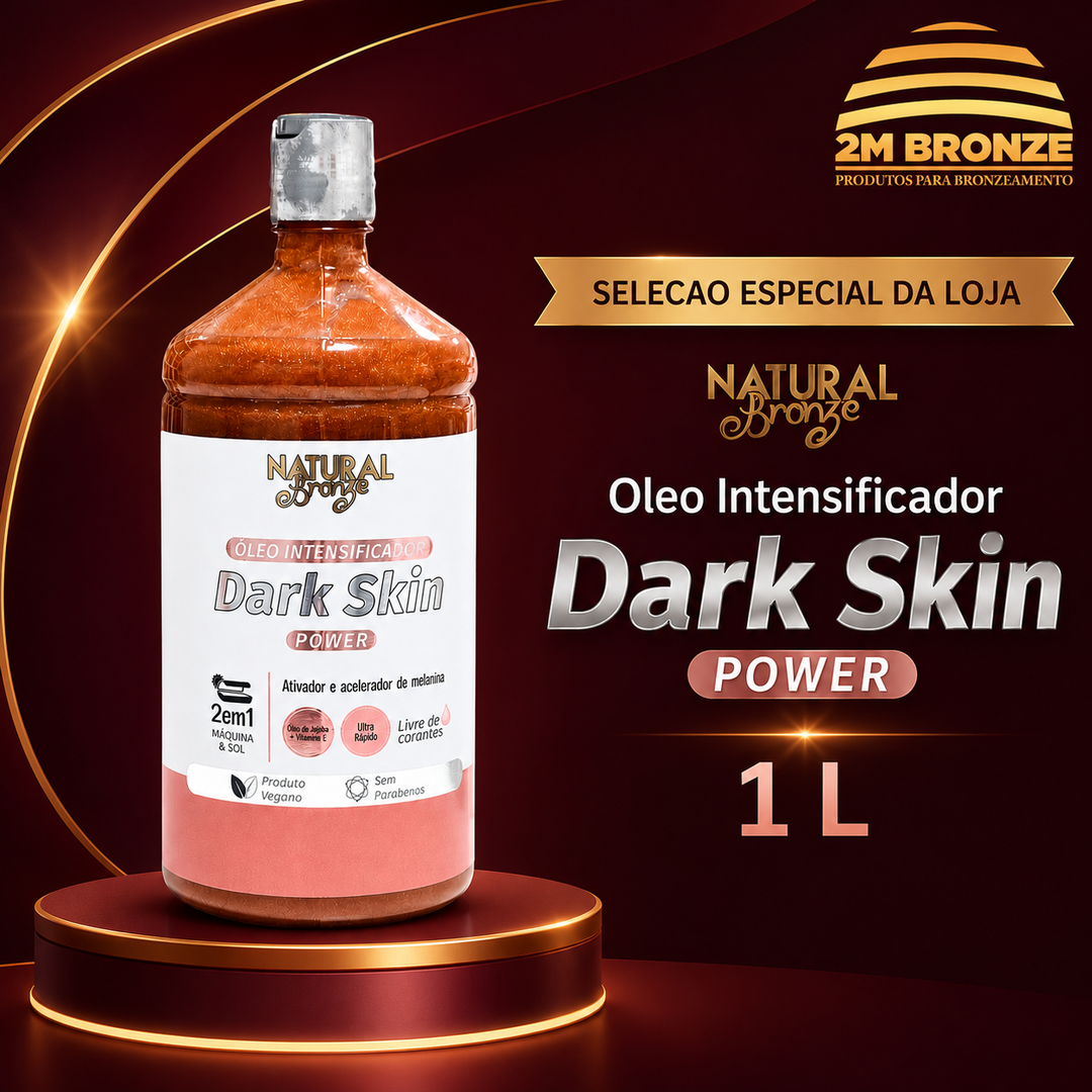 Natural Bronze Óleo Dark Skin 1L