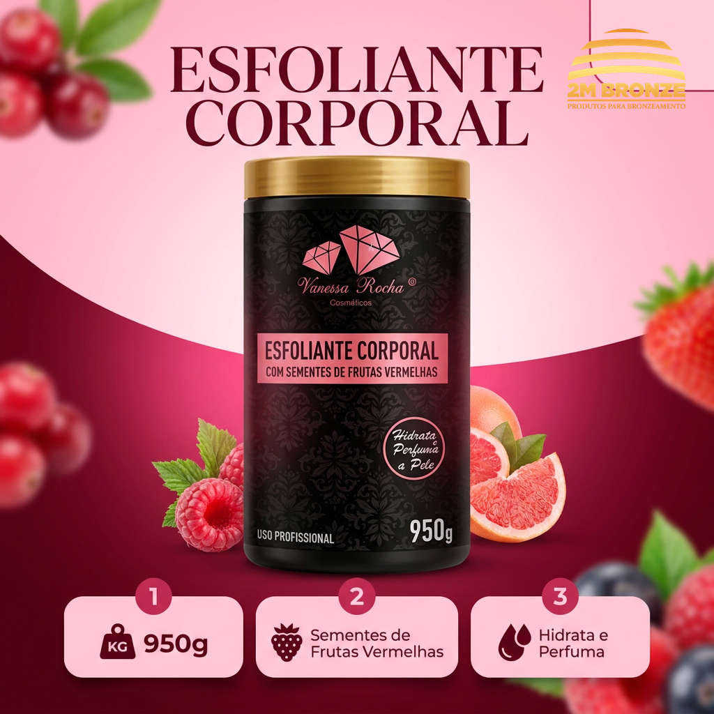 Vanessa Rocha Esfoliante Frutas Vermelhas 950g