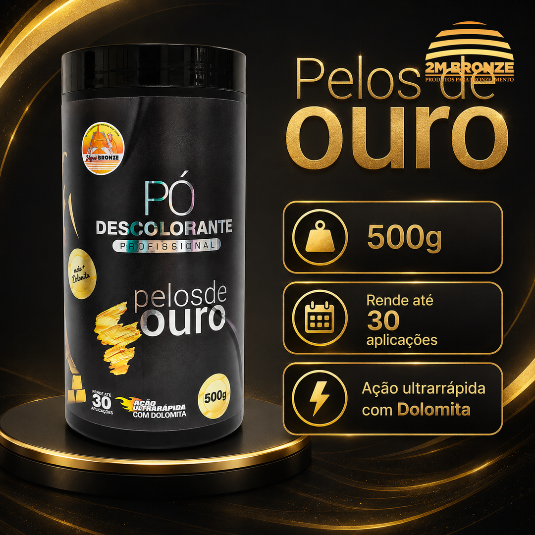 Vegas Bronze Pó Descolorante Pelos de Ouro 500g