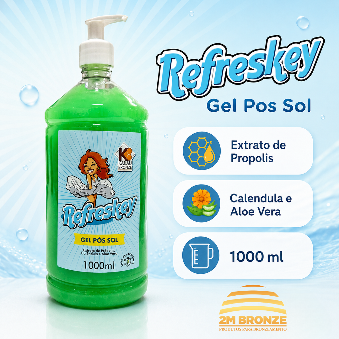 Kakau Bronze Gel Pós Sol Refreskey 1l