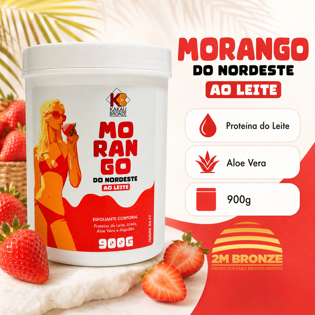 Kakau Bronze Esfoliante Morango do Nordeste 900g