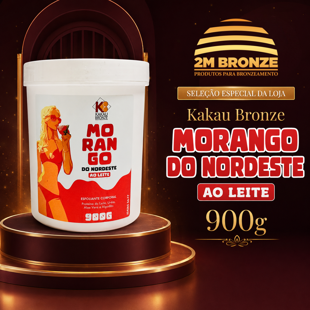 Kakau Bronze Esfoliante Morango do Nordeste 900g