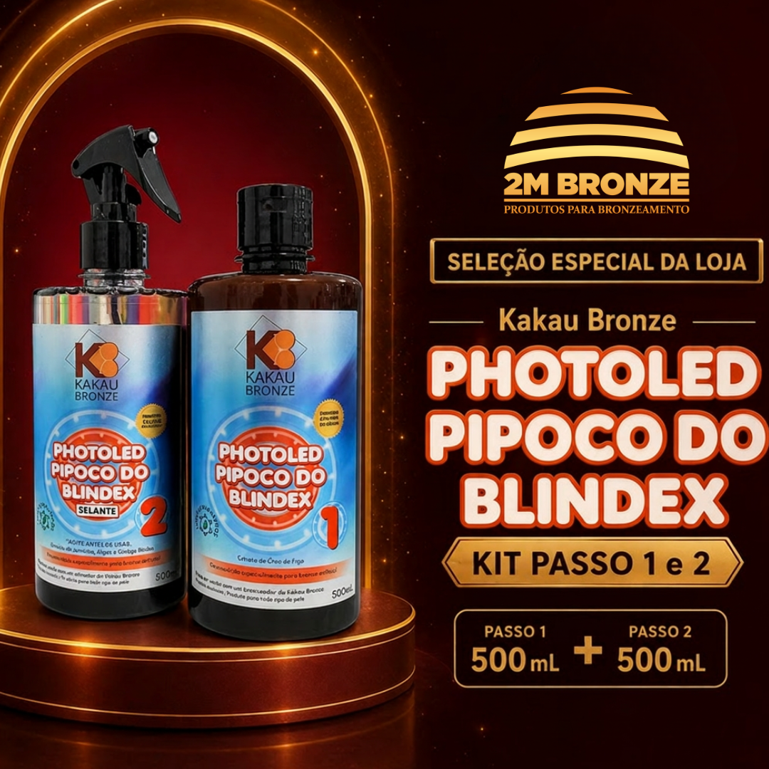 Kakau Bronze Photoled Kit Passo 1 e 2