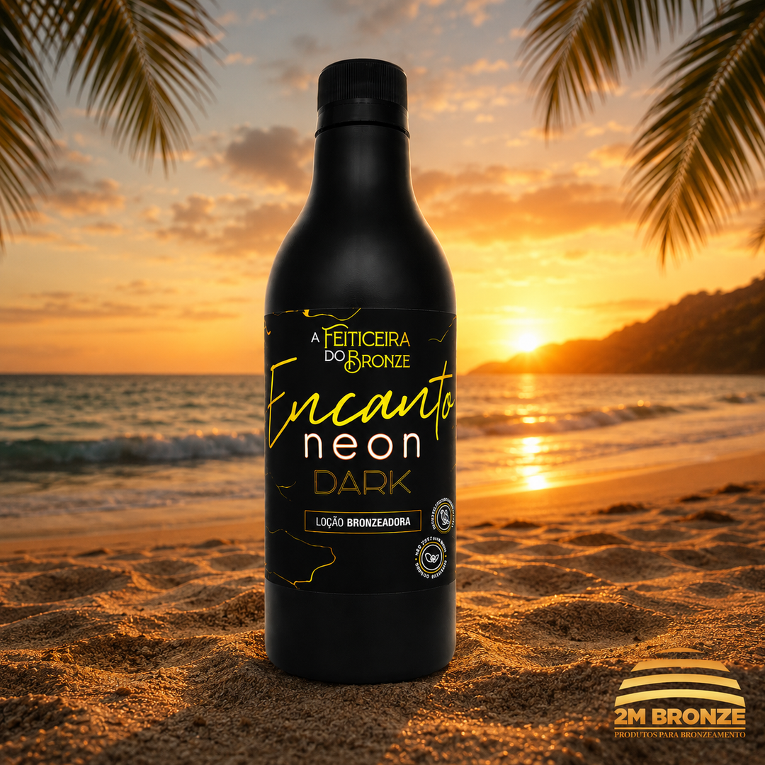 Feiticeira do Bronze Encanto Neon Loção Bronzeadora 450g