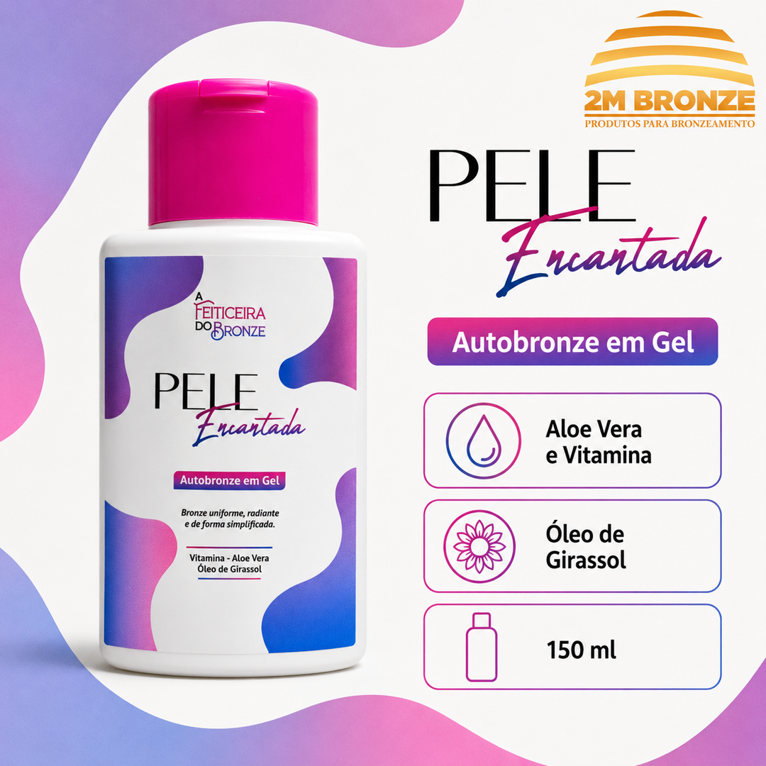 Feiticeira do Bronze Autobronzeador em Gel Pele Encantada