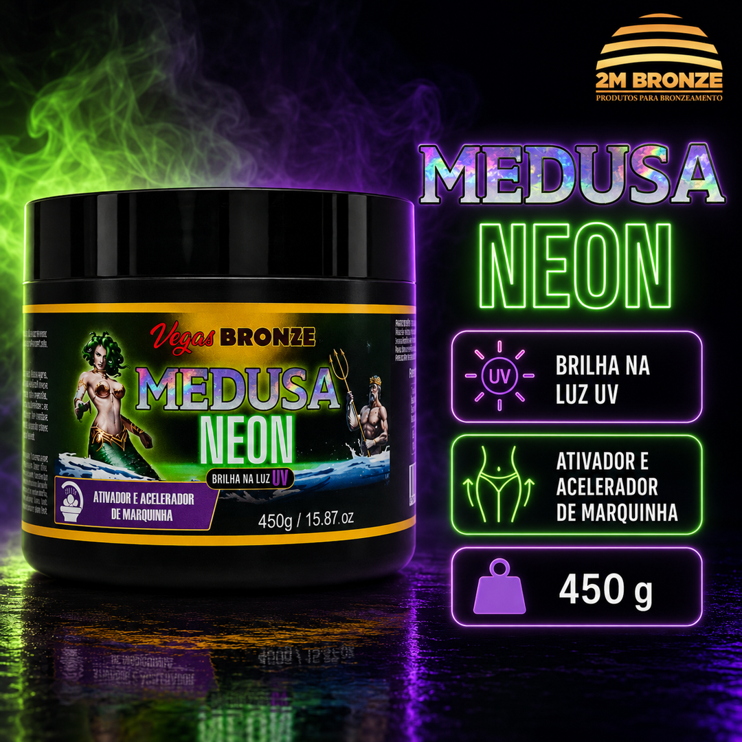 Vegas Bronze Ativador Medusa Neon 450g