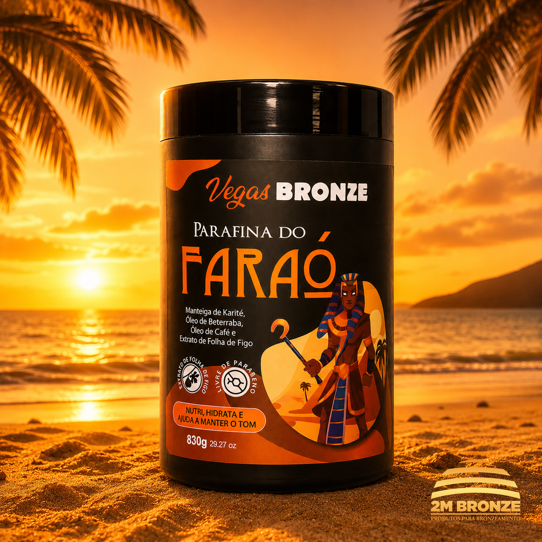 Vegas Bronze Parafina Faraó 830g