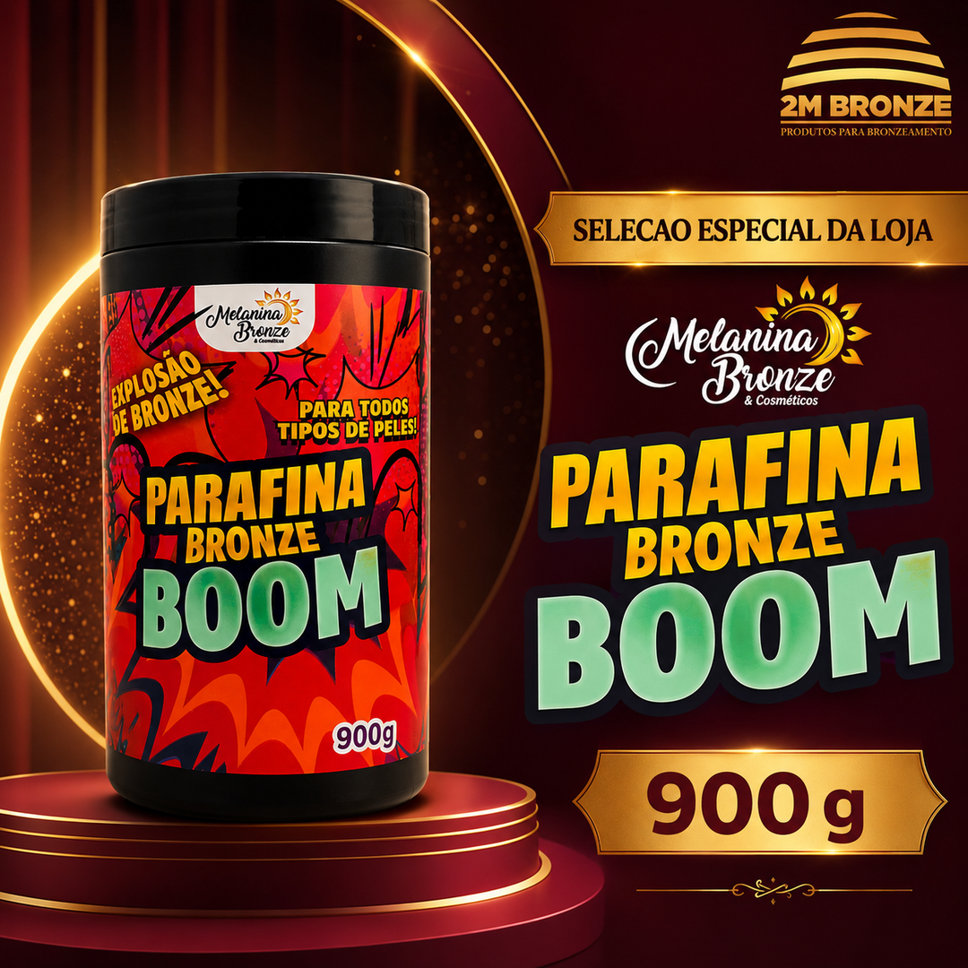 Melanina Bronze Parafina Bronze Boom 900g