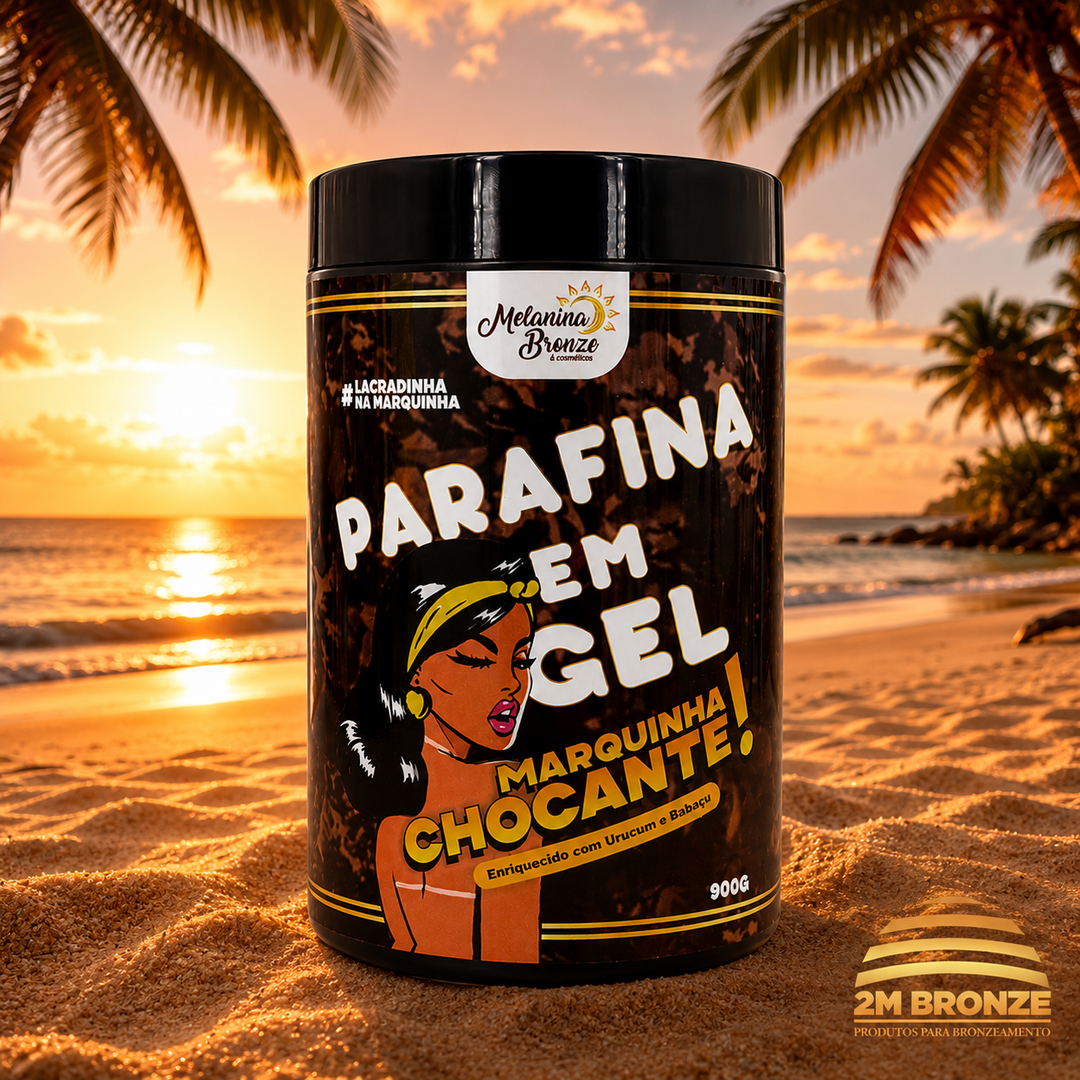Melanina Bronze Parafina em Gel 900g