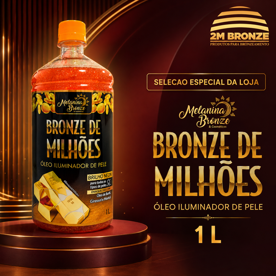 Melanina Bronze Óleo de Milhões 1L