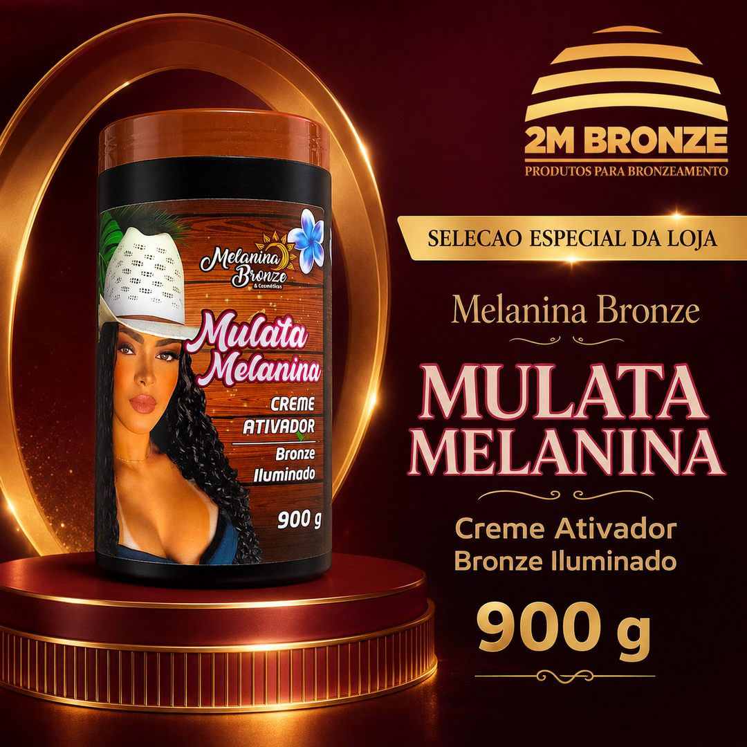 PROMOÇÃO!!! Melanina Bronze Ativador Mulata 900g