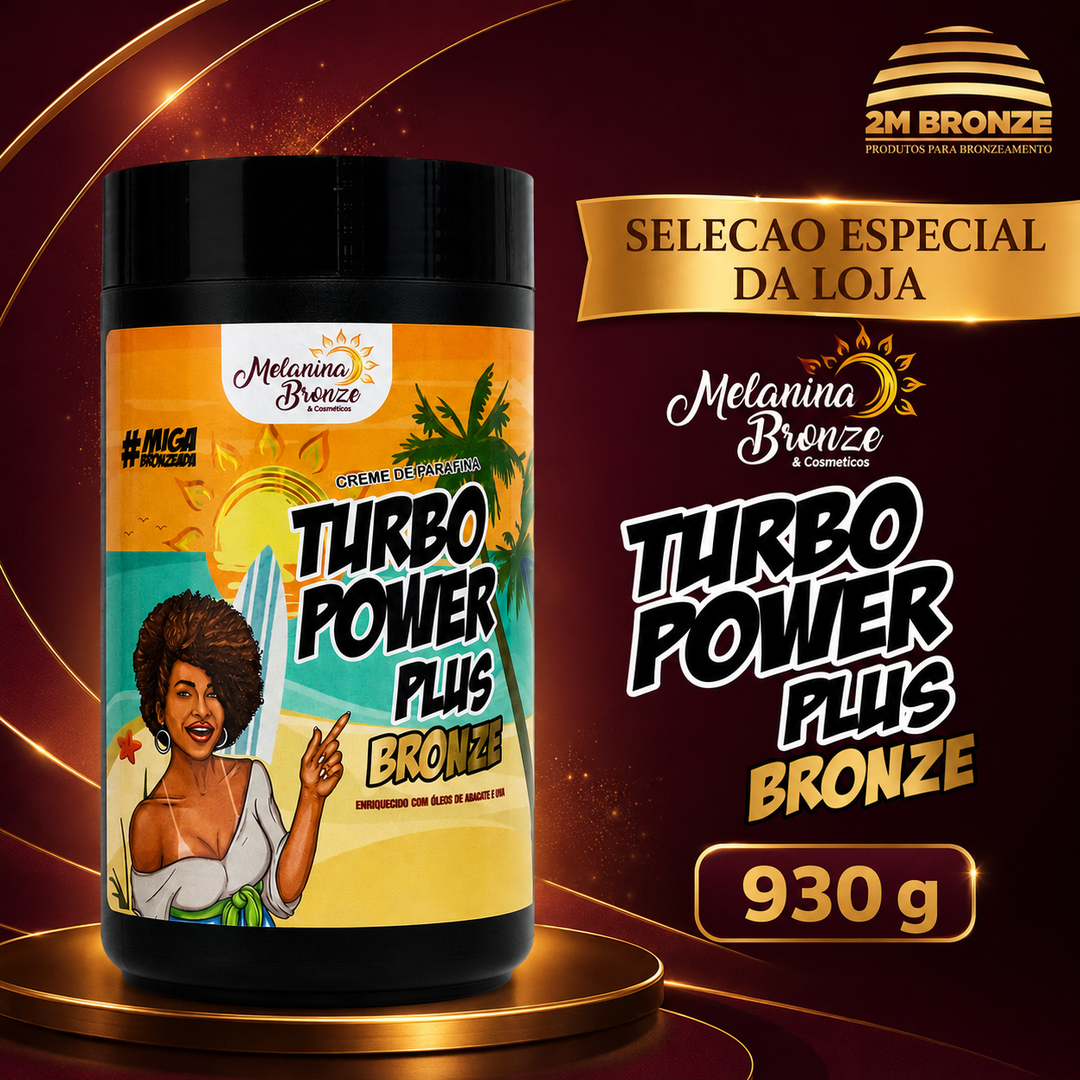 Melanina Bronze Turbo Power Plus Pele Negra 930g