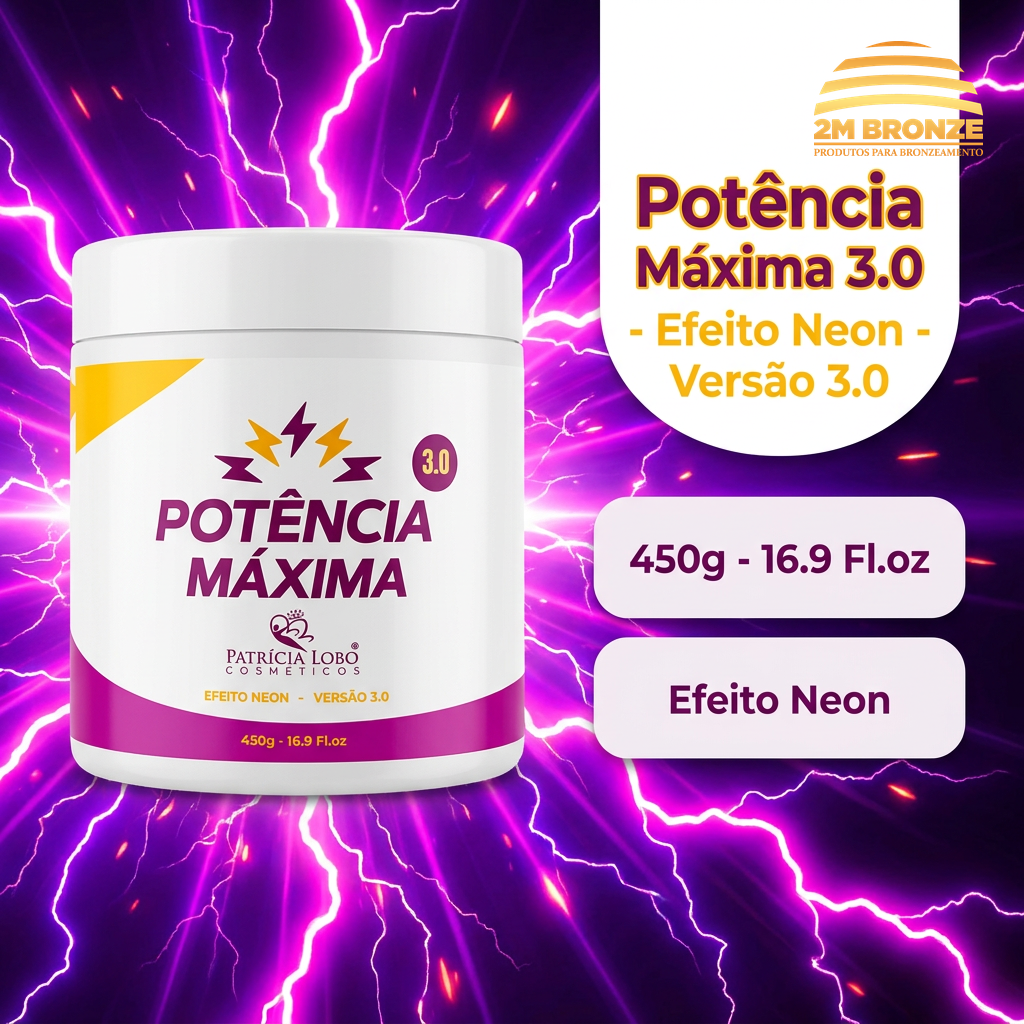 Patrícia Lobo Ativador Potência Máxima 3.0 Neon 450g
