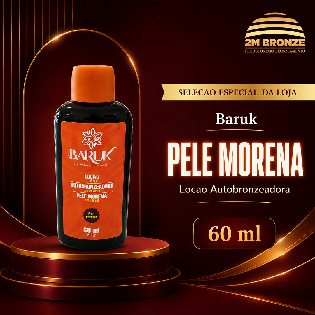 Baruch Autobronzeador Pele Morena 60m